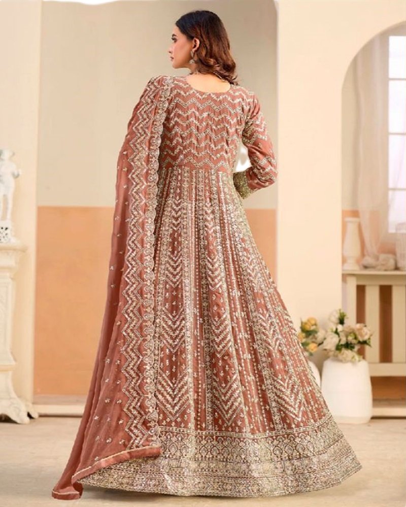 Elegant Grace Embroidered Anarkali Suit - Image 15