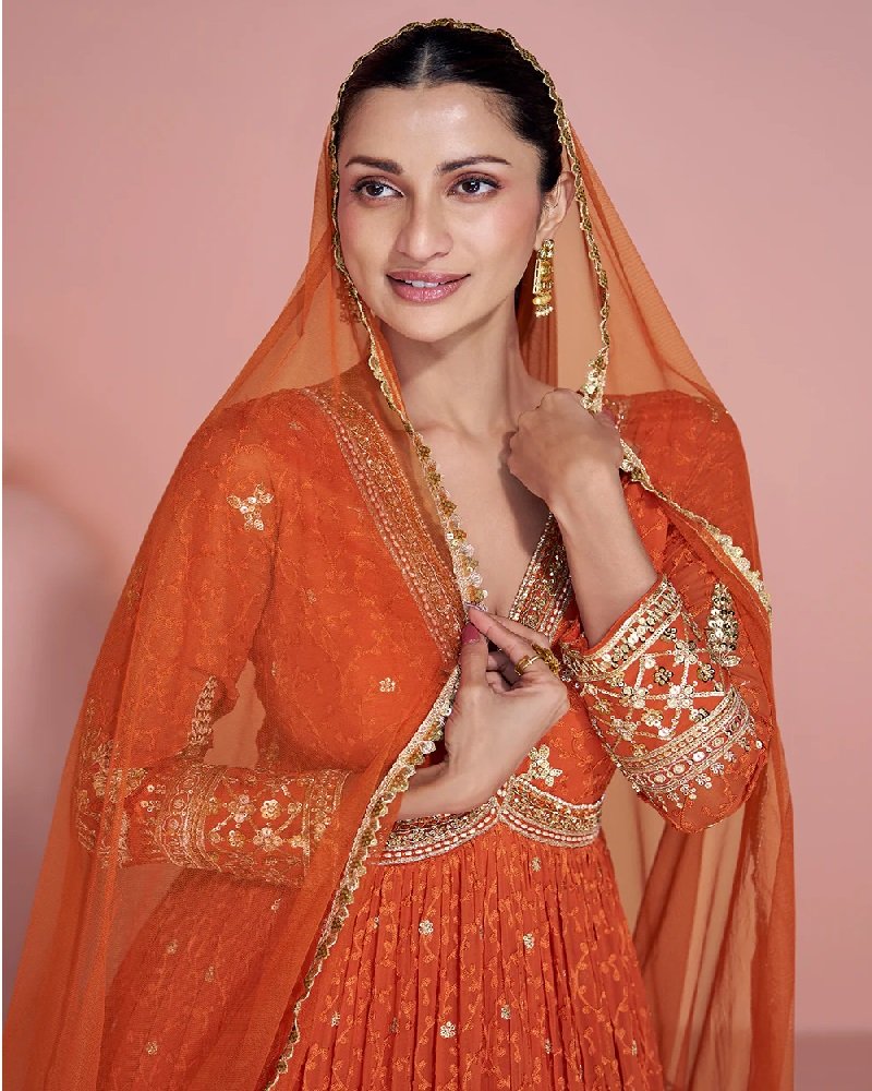 Mystic Premium Embroidered Festive Anarkali Gown - Image 11